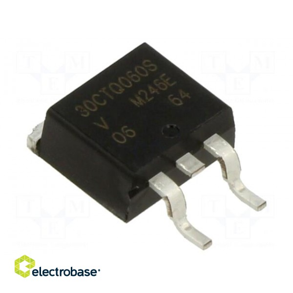 Diode: Schottky rectifying | SMD | 60V | 15Ax2 | D2PAK | tube