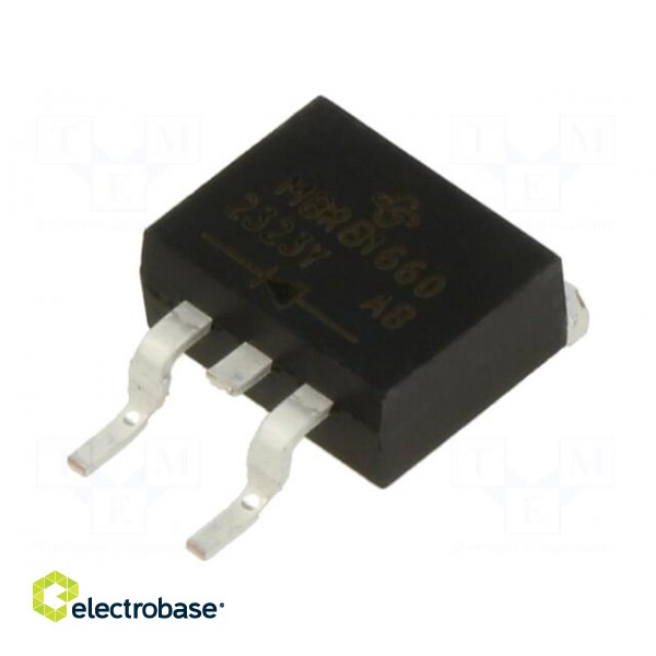 Diode: Schottky rectifying | SMD | 60V | 16A | D2PAK | reel,tape