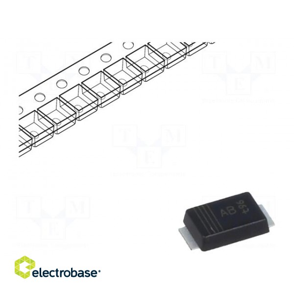 Diode: Schottky rectifying | SMD | 60V | 3A | SOD128