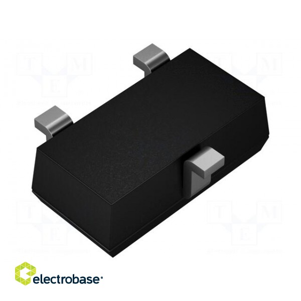 IC: voltage regulator | LDO,linear,fixed | 3.3V | 0.1A | SOT23A | SMD image 2