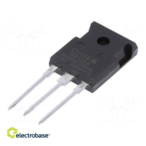 Diode: Schottky rectifying | SiC | THT | 1.2kV | 2x12.5A | ISO247™