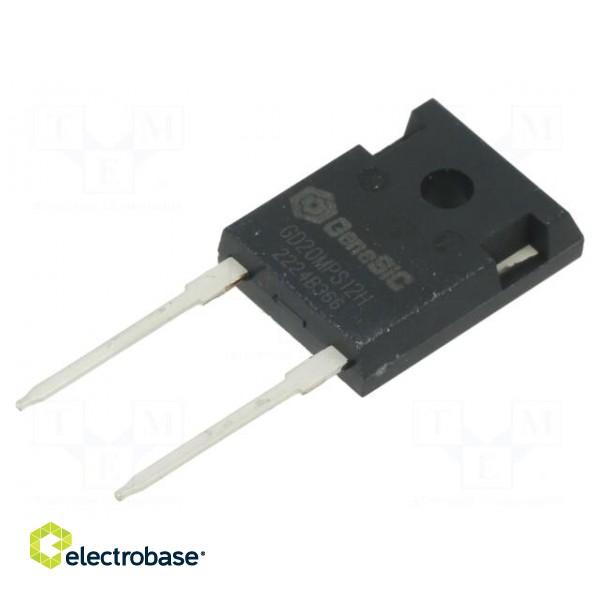 Diode: Schottky rectifying | SiC | THT | 1.2kV | 27A | TO247-2 | tube