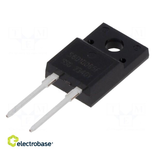 Diode: Schottky rectifying | SiC | THT | 650V | 10A | 103W | ITO220AC