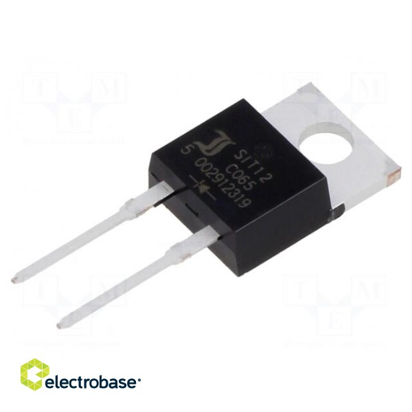 Diode: Schottky rectifying | SiC | THT | 650V | 12A | TO220AC | tube
