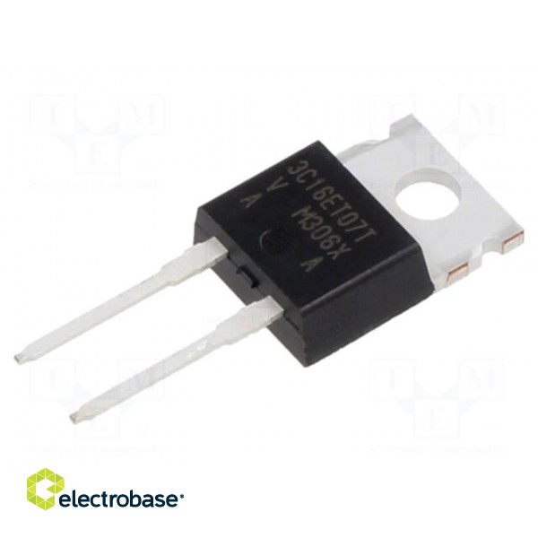 Diode: Schottky rectifying | SiC | THT | 650V | 16A | TO220-2 | tube