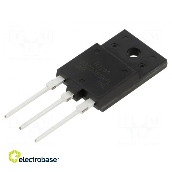 Diode: Schottky rectifying | SiC | THT | 650V | 20A | TO3PF | tube | Ir: 3uA