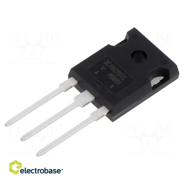 Diode: Schottky rectifying | SiC | THT | 650V | 2Ax8 | TO247-3 | tube