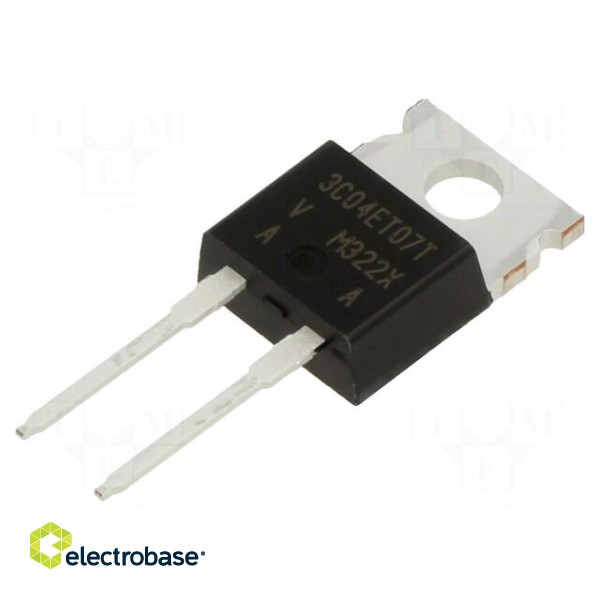 Diode: Schottky rectifying | SiC | THT | 650V | 4A | TO220-2 | tube