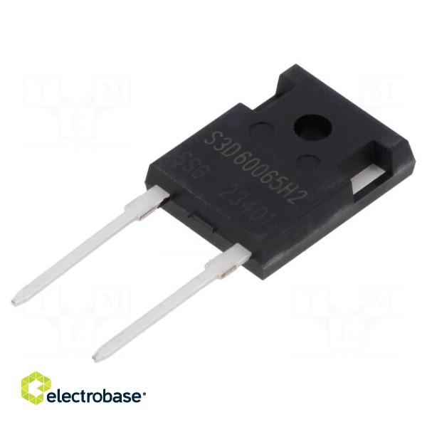 Diode: Schottky rectifying | SiC | THT | 650V | 60A | 484W | TO247AC | tube