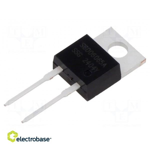 Diode: Schottky rectifying | SiC | THT | 650V | 6A | 88W | TO220AC | tube