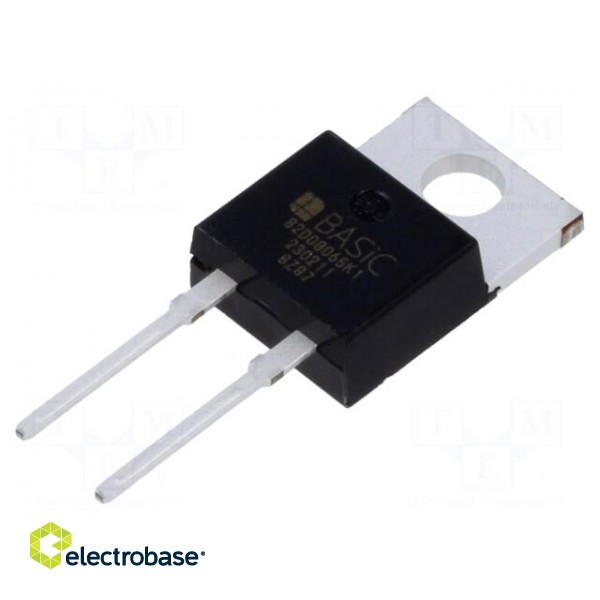 Diode: Schottky rectifying | SiC | THT | 650V | 8A | TO220-2 | tube