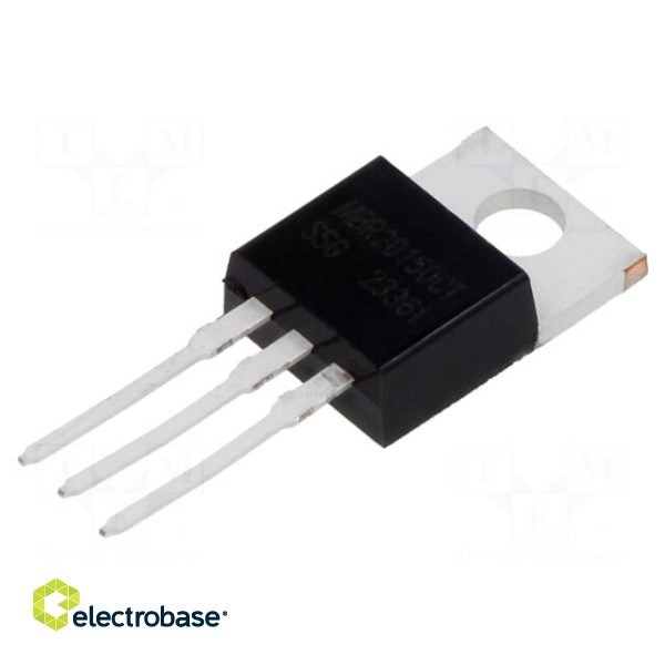 Diode: Schottky rectifying | THT | 150V | 20A | TO220AB | tube | Ir: 1mA