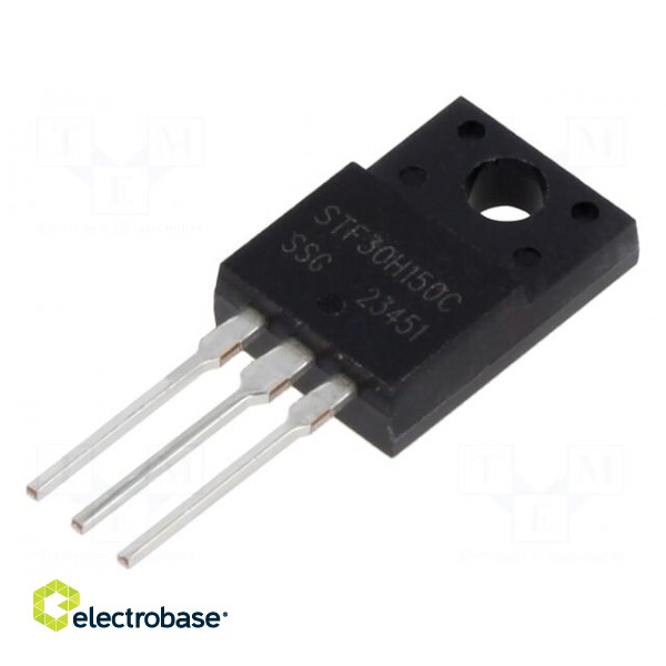 Diode: Schottky rectifying | THT | 150V | 30A | ITO220AB | tube