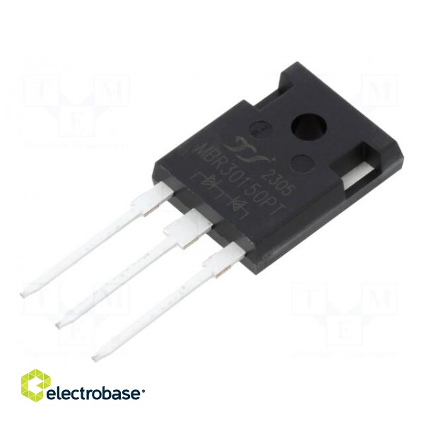 Diode: Schottky rectifying | THT | 150V | 30A | TO247-3 | tube