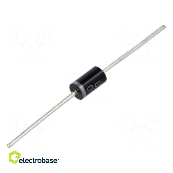 Diode: Schottky rectifying | THT | 150V | 3A | DO201AD | tape | Ir: 1mA