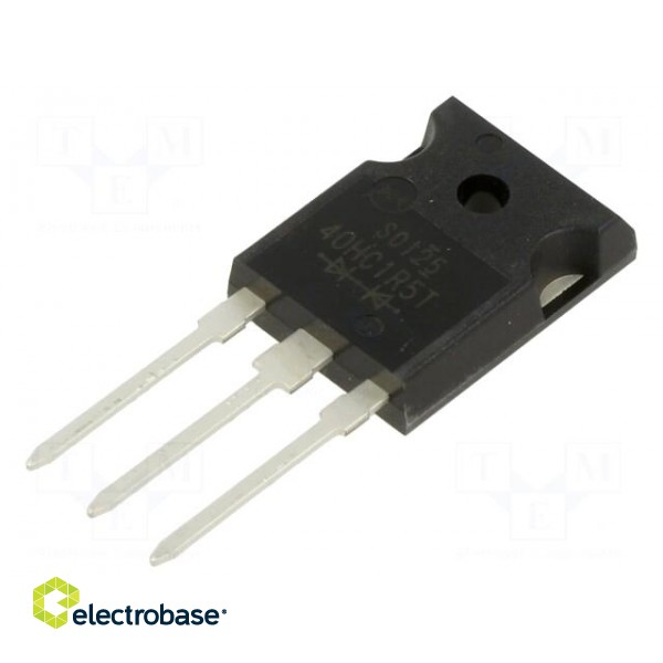 Diode: Schottky rectifying | THT | 15V | 40A | TO247AD | Ufmax: 410mV