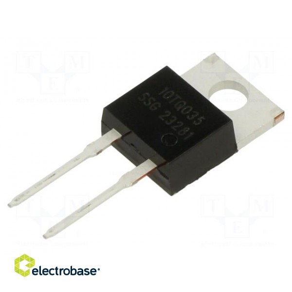 Diode: Schottky rectifying | THT | 35V | 10A | TO220AB | tube | Ir: 2mA