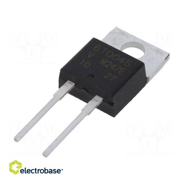 Diode: Schottky rectifying | THT | 45V | 6A | TO247AC | tube | Ir: 7mA