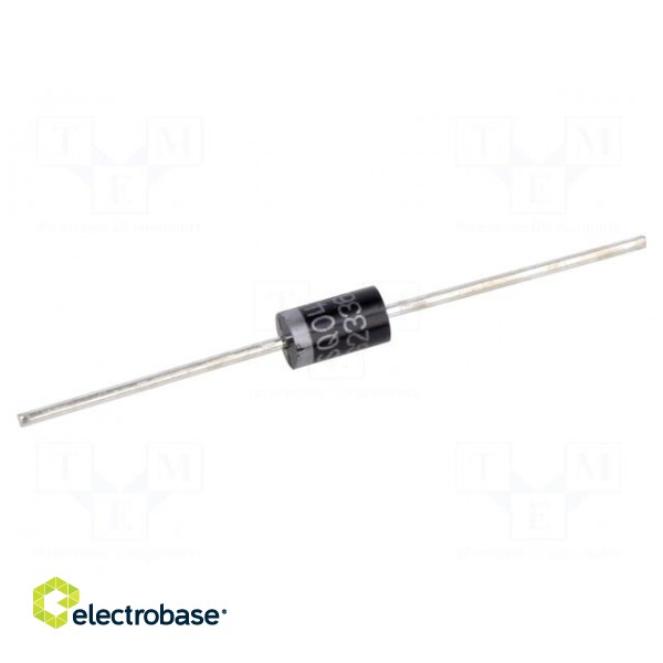 Diode: Schottky rectifying | THT | 45V | 9A | DO201AD | tape | Ir: 2mA