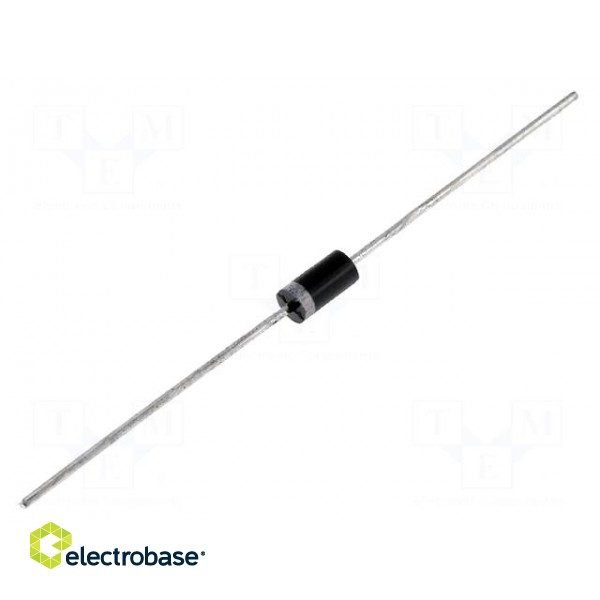 Diode: rectifying | THT | 400V | 2A | tape | Ifsm: 60A | DO15 | Ufmax: 1.3V
