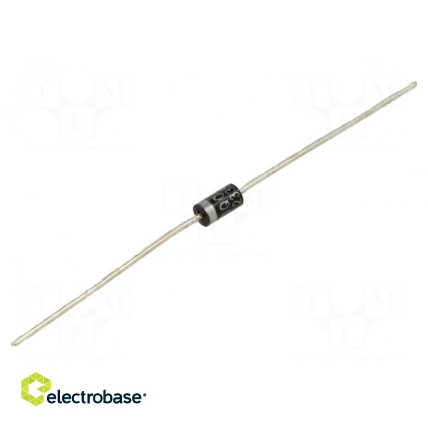 Diode: Schottky rectifying | THT | 60V | 1A | DO41 | tape | Ufmax: 700mV