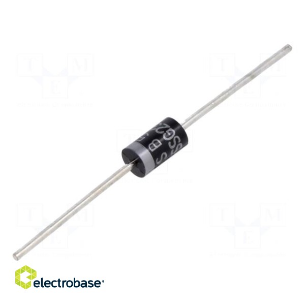 Diode: Schottky rectifying | THT | 60V | 5A | DO201AD | tape | Ir: 1mA