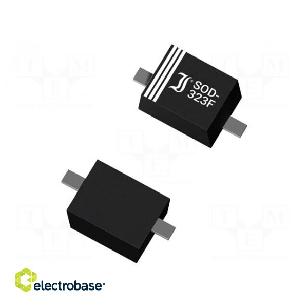 Diode: Zener | 0.3W | 5.1V | SMD | reel,tape | SOD323F | single diode