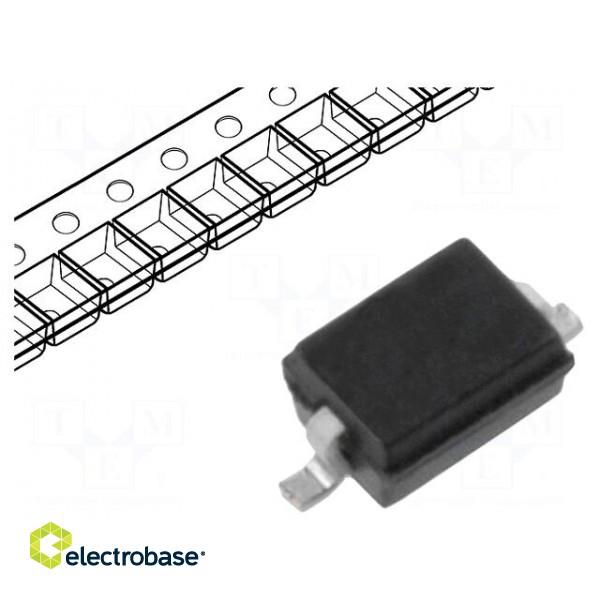 Diode: Schottky rectifying | SMD | 30V | 0.2A | SOD323 | reel,tape