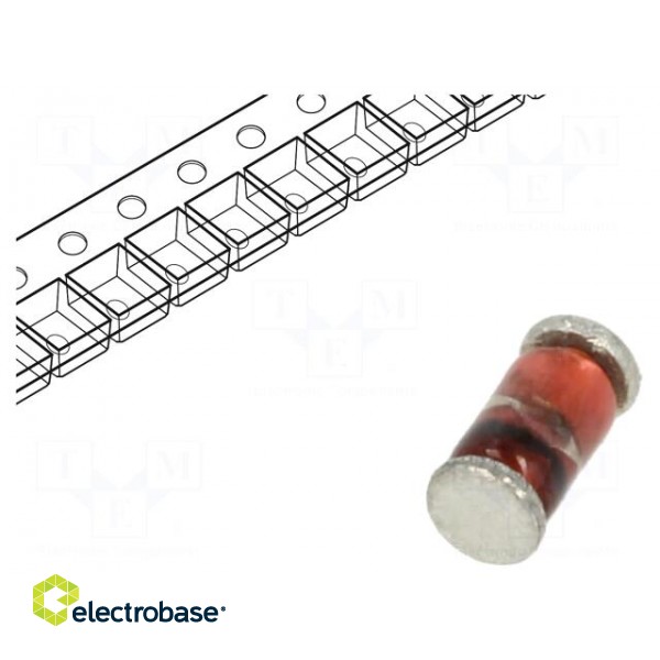 Diode: Zener | 1W | 4.7V | SMD | reel,tape | MELF | single diode | ZMY