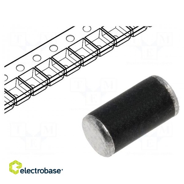 Diode: rectifying | SMD | 1.3kV | 1A | DO213AB | Ufmax: 1.2V | Ifsm: 30A
