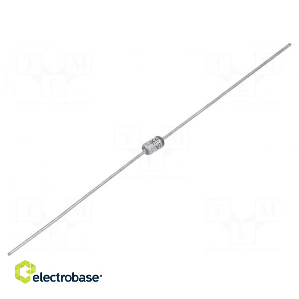 Diode: Zener | 0.5W | 2.5V | DO35 | single diode | 100uA