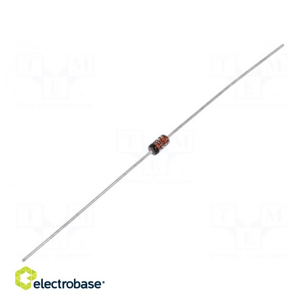 Diode: Zener | 0.5W | 9.1V | 5mA | reel,tape | DO35 | single diode