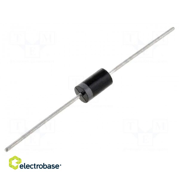 Diode: rectifying | THT | 200V | 5A | Ammo Pack | Ifsm: 220A | Ø5,4x7,5mm