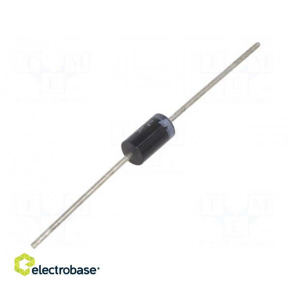 Diode: Zener | 5W | 7.5V | Ø9,52x5,21mm | single diode | 10uA