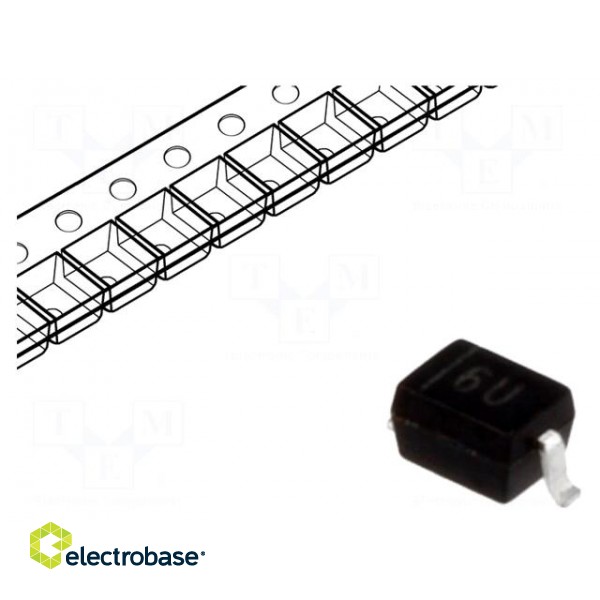 Diode: transil | 350W | 13.3V | 15A | unidirectional | SOD323