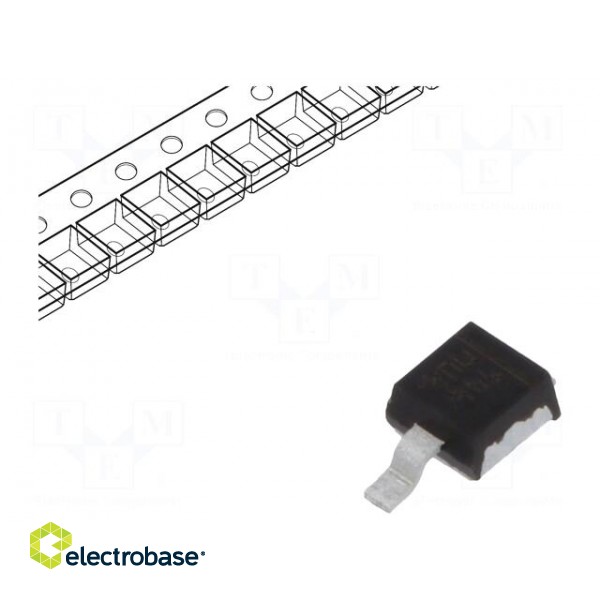 Diode: transil | 200W | 6.4V | 19.6A | unidirectional | DO216AA
