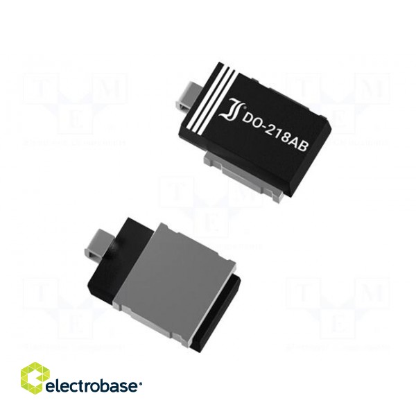 Diode: TVS | 6.6kW | 40÷44.2V | 114A | unidirectional | DO218AB