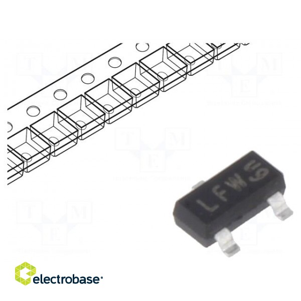 Diode: transil | 160W | 44V | 2.5A | SOT23