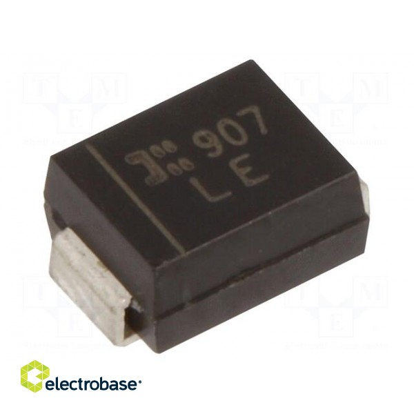 Diode: transil | 600W | 13.3÷15.3V | 30.2A | unidirectional | SMB