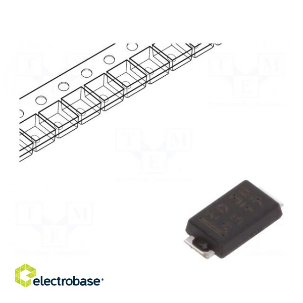 Diode: TVS | 600W | 30V | unidirectional | CE (SC110B)