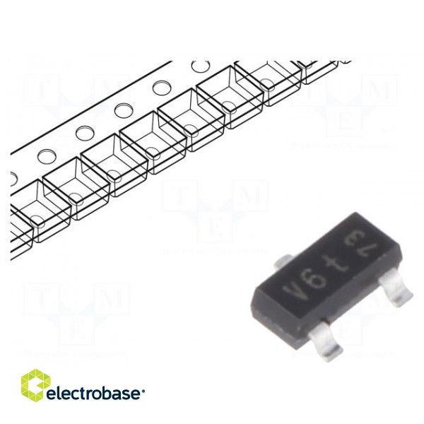 Diode: TVS array | 18.8V | 5A | 200W | bidirectional,double | SOT23