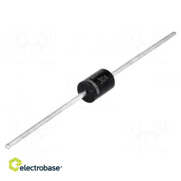 Diode: transil | 1.5kW | 30V | 38A | unidirectional | ±5% | Ø5,4x7,5mm