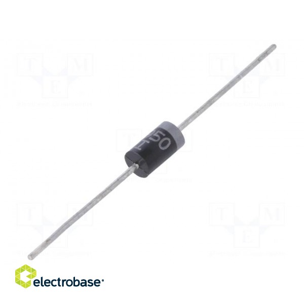 Diode: TVS | 1.5kW | 51.05V | 21.4A | unidirectional | Ø9,52x5,21mm