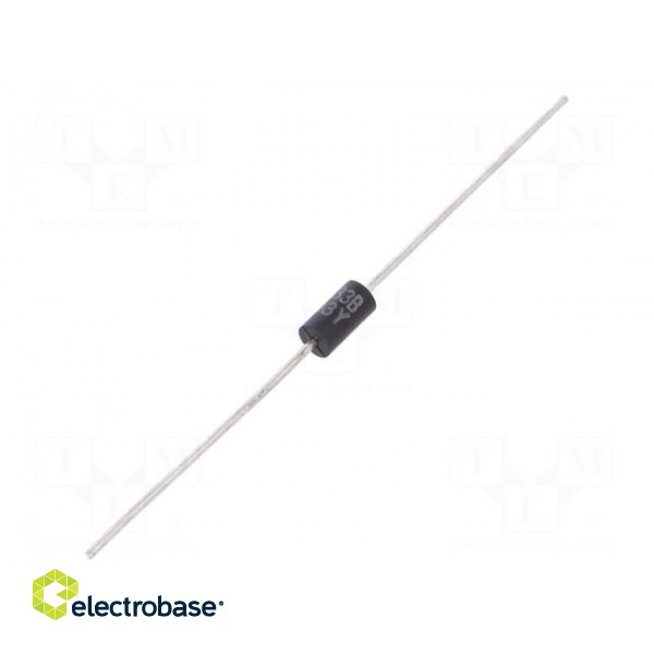 Diode: transil | 600W | 39V | 11.1A | unidirectional | ±5% | DO204AC