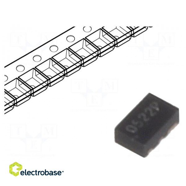 Diode: TVS array | 8V | 5A | 150W | unidirectional | SLP1610P4 | Ch: 2