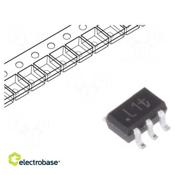 Diode: TVS array | 5.6V | 3A | 30W | SOT353 | Features: ESD protection фото 1