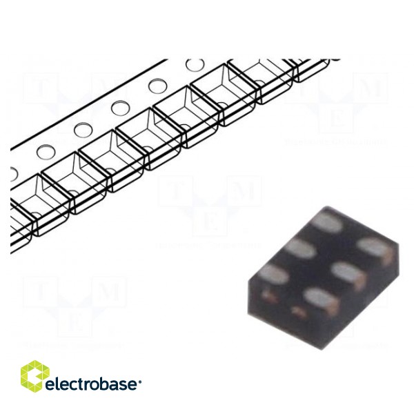 Diode: Transil array | 6.1V | 3A | common anode | 30W | MicroQFN фото 2