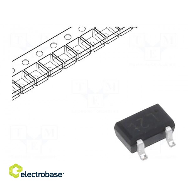 Diode: TVS array | 6.8V | 2.5A | 30W | SOT353 | Features: ESD protection image 1