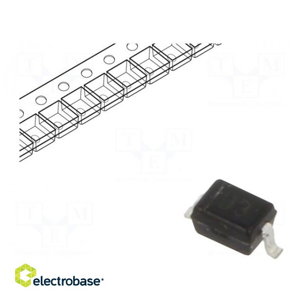 Diode: TVS array | 6V | 5A | 0.25W | SOD323 | Features: ESD protection
