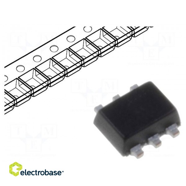 Transistor: NPN / PNP | bipolar | BRT,complementary pair | 50V | 0.1A